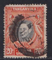 Kenya, Uganda & Tanganyika 74 Kavirondo Cranes 1942