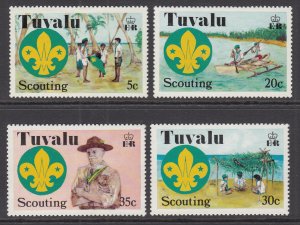 Tuvalu 50-53 Boy Scouts MNH VF