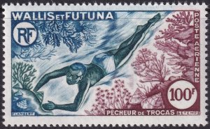 Wallis & Futuna 1962 Sc C16 air post MNH**