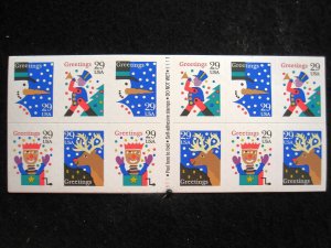 US - SCOTT# 2802a - BOOKLET PANE 18 - MNH - CAT VAL $11.00