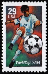 SC#2834 29¢ World Cup Soccer Single (1994) MNH