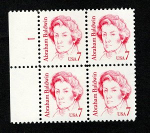 PB 1850 Abraham Baldwin #1  MNH