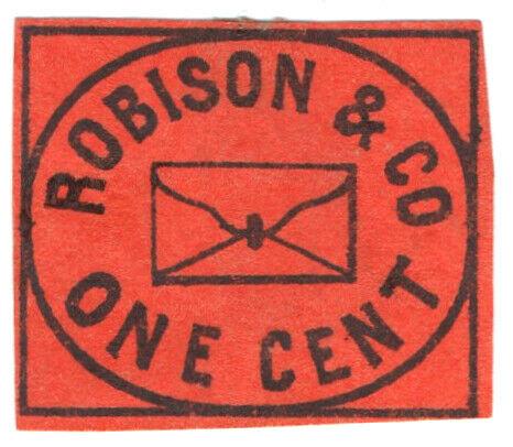 (I.B) US Local Post : Robison & Co 1c