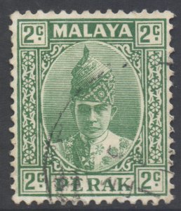 Malaya Perak Scott 85a - SG105b, 1938 Sultan 2c used