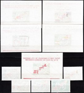 KOREA SOUTH 1965 Participation of UN Forces in Korean War. 5v & 5 S/sheets, MNH