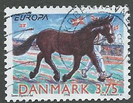 Denmark  Scott 1100  Used  horse