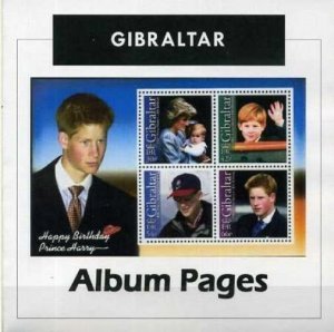 Gibraltar - CD-Rom Stamp Album 1886-2021 Color Illustrated Album Pages