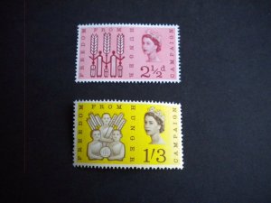 1963 FFH Phosphor Complete Set of 2 (SG 634p-645p) Cat £30 Superb L/M/M