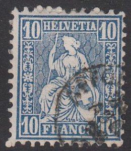 Switzerland 44 Used CV $1.00