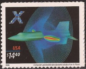 US Stamp - 2006 $14.40 X-Plane - Express Mail Priority Stamp #4019