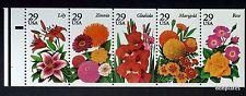 2833a 29c Garden Flowers, Bklt Pane of 5 1994