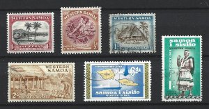 SAMOA Mint & Used Mini Lot of 6 stamps 2019 SCV = $2.60