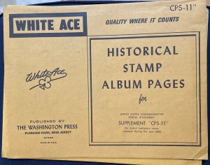 New White Ace Pages U.S. Commemorative Postal Stationary 1982 CPS-11