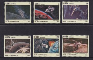 Cuba   #2780-2785   MNH   1985  cosmonaut`s day