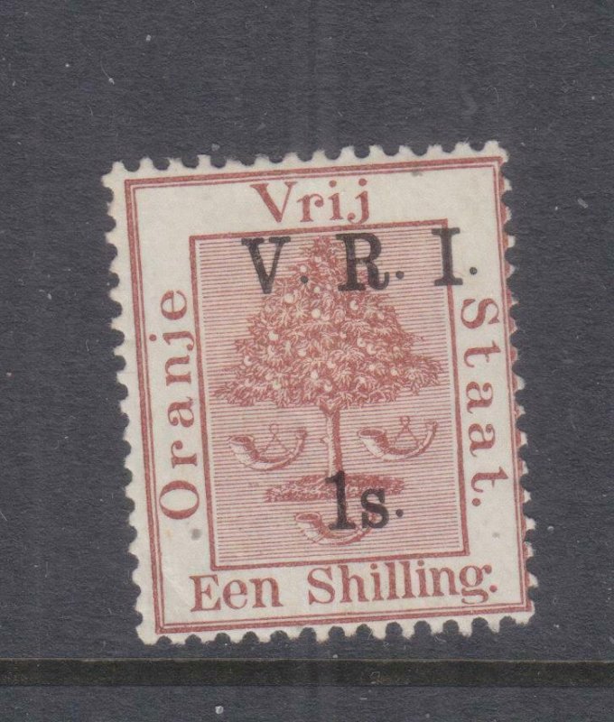 ORANGE FREE STATE, 1900 VRI, raised stops, 1s. Brown, lhm.