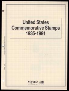 USA Commemorative Stamps Collection Album Pages 1935-1991 New In Shrink Wrap