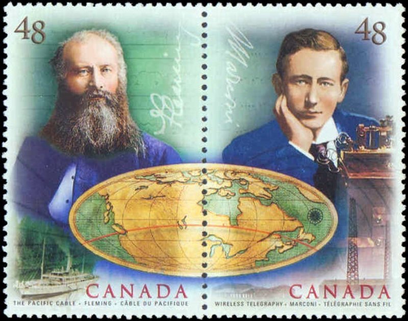 Canada 2002 - Communications Technology pair  MNH  # 1964a