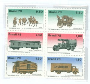 Brazil #1587a Mint (NH) Single (Complete Set)