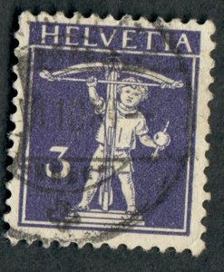 Switzerland #147 used single