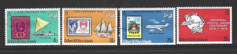 Gilbert & Ellice Islands 226-229 Mint  SCV$1.10