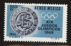 Mexico Scott C310 MNH** Olympic airmail 1968