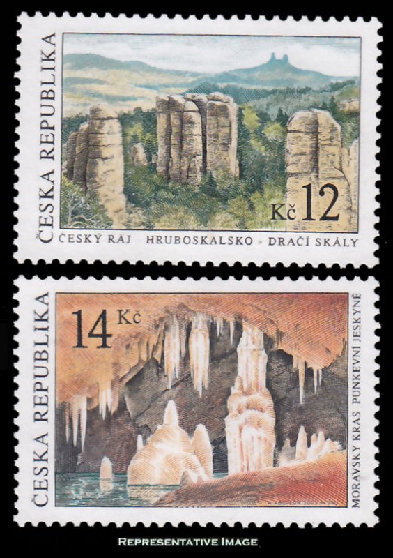 Czechoslovakia Scott 3200-3201 Mint never hinged.