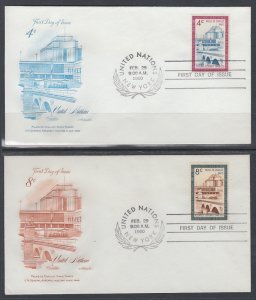 UN New York 177-78 Assembly Artmaster U/A Set of Two FDC