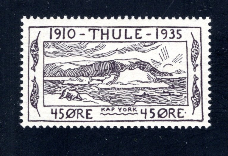 Greenland, Thule, #YV5,  Local Post, VF, Unused, CV $3.00 ....2510265