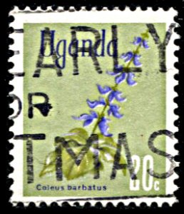 Uganda 118, used, Flower Definitive