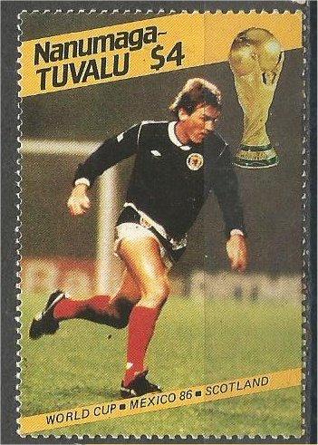 TUVALU, NANUMAGA, 1976, MNH $4, World Cup Soccer Scott NANUMAGA 68