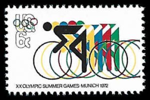 PCBstamps   US #1460 6c Olympics-Bicycling, MNH, (16)