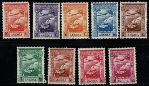 Angola #C1-9 MH cpl airmails