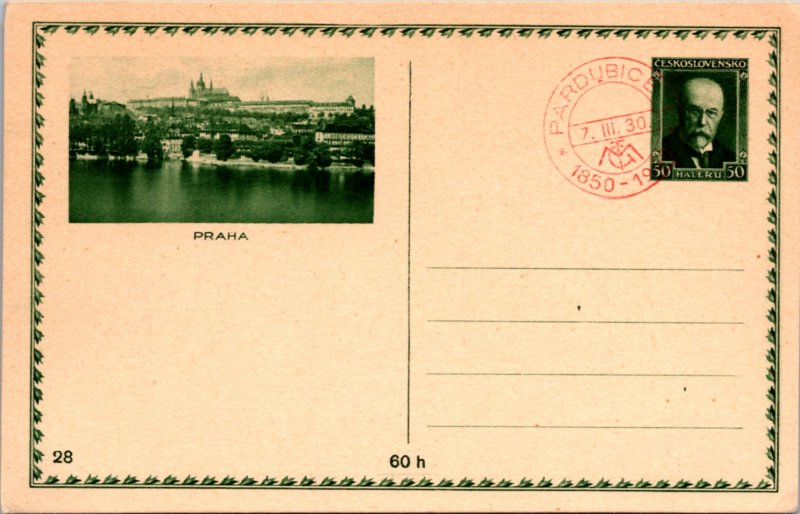 Czechoslovakia, Government Postal Card