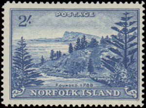 Norfolk Island  #23-24, Complete Set(2), 1959, Hinged