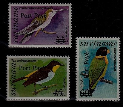 Suriname C109-11 MNH Birds SCV1.75