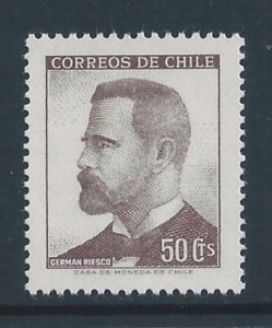 Chile #355 NH 50c German Riesco, President