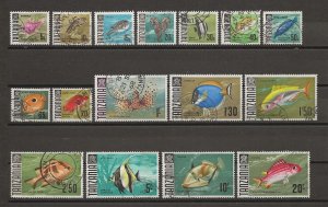 TANZANIA 1965 SG 142/57 USED Cat £27