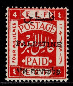 PALESTINE GV SG33, 4m scarlet, M MINT.