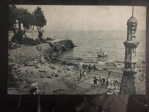 1928 Odessa RUSSIA USSR Real Picture Postcard Cover RPPC Arcadie Beach