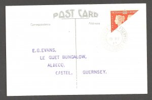 GREAT BRITAIN -  GUERNSEY 1941 (8 Feb) PPC of Candie Gardens - 2048