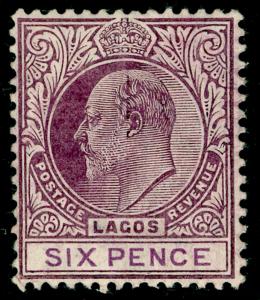 NIGERIA - Lagos SG59a, 6d dull purple & mauve, LH MINT.