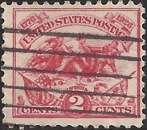 # 629 USED CARMINE ROSE BATTLE OF WHITE PLAINS