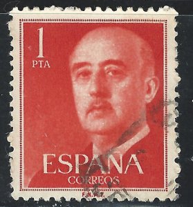 Spain #825 1p Gen Francisco Franco