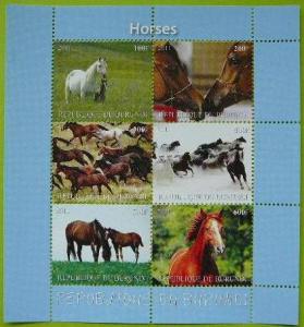 BURUNDI SHEET CINDERELLA HORSES