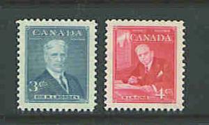 Canada Sc.  # 303-04f-vf mint never hinged set