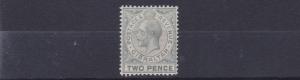 GIBRALTAR   1912 - 24    S G  78    2D  GREYISH SLATE   MH 