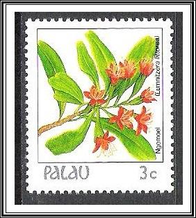 Palau #127 Indigenous Flowers MNH