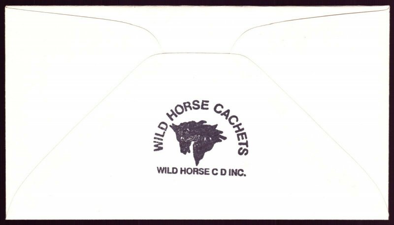 Scott 2417 25 Cents Lou Gehrig Wild Horse Hand Painted FDC Satchel Paige 7 Of 85