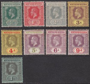 Northern Nigeria 40-48, SG40-48 MVLH / MNH? Short Set (see Details) CV $35.25