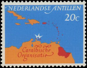 Netherlands Antilles #288, Complete Set, 1964, Never Hinged